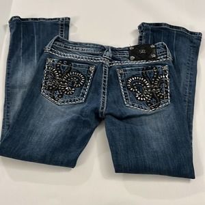 Miss me jeans bootcut JE6048B2X inseam 35 size 28